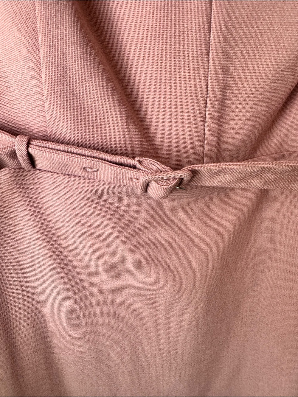 Ann Taylor Mauve Dusty rose pink Sheath Dress with matching belt - Picture 3 of 10